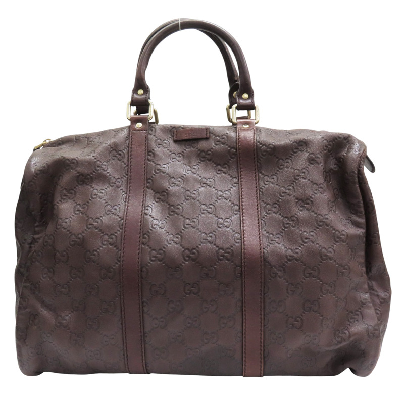 褐色 牛皮 手提包【GUCCI 古馳】 #193602-0
