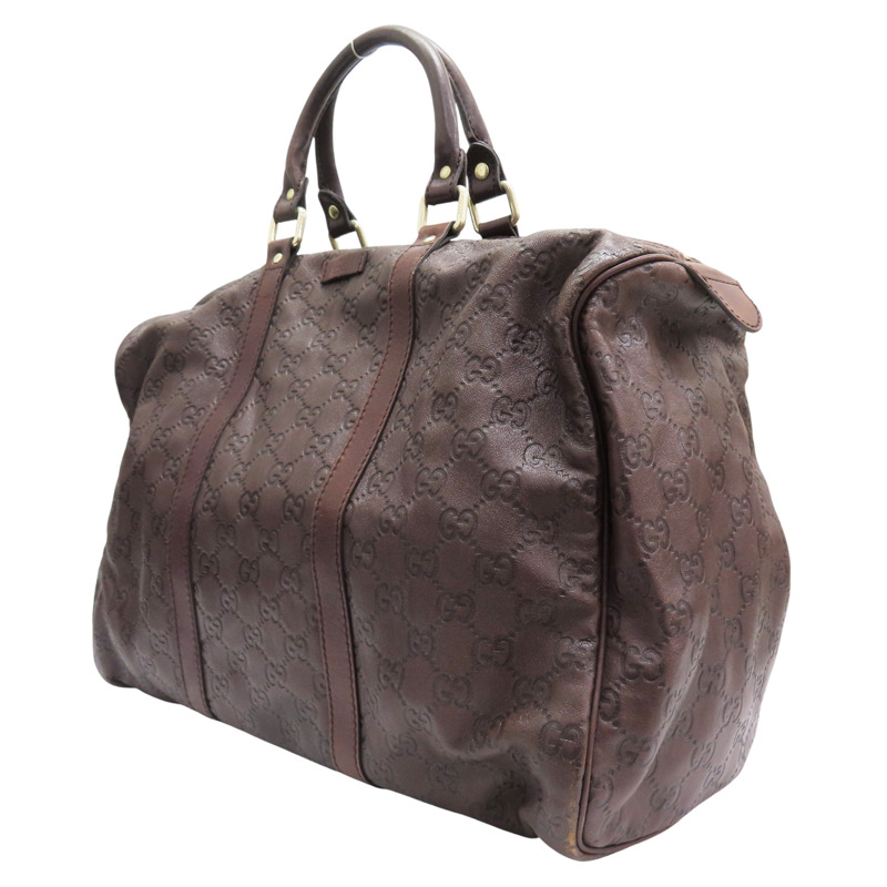 褐色 牛皮 手提包【GUCCI 古馳】 #193602-2