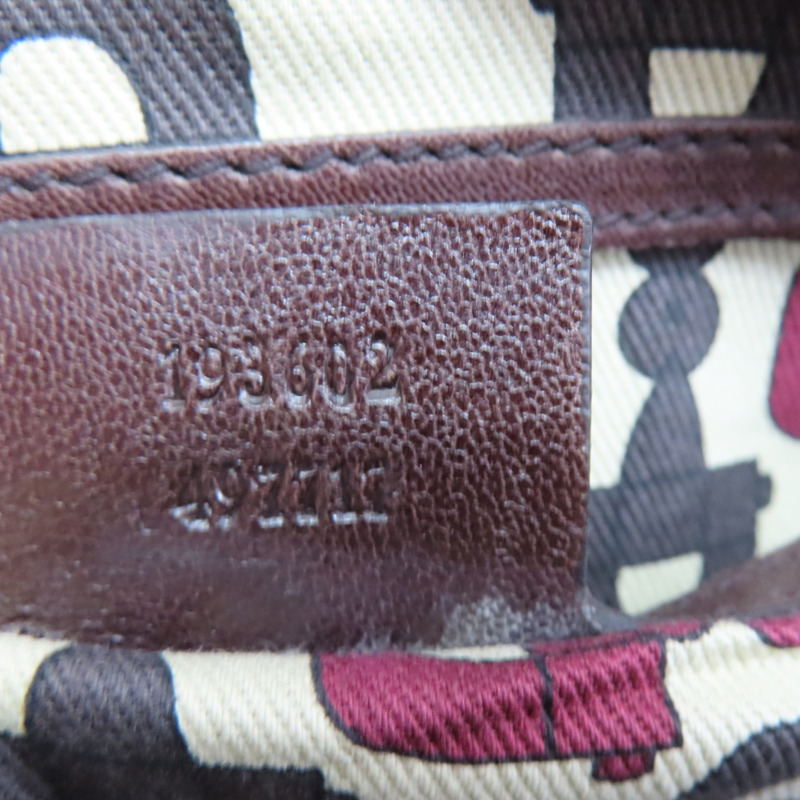 褐色 牛皮 手提包【GUCCI 古馳】 #193602-6