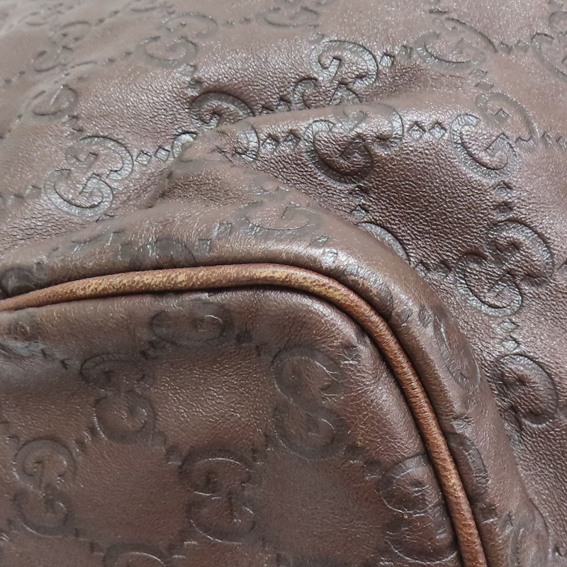 褐色 牛皮 手提包【GUCCI 古馳】 #193602-10