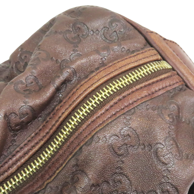 褐色 牛皮 手提包【GUCCI 古馳】 #193602-14