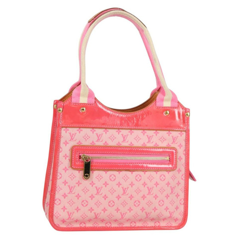 路易威登 Monogram 迷你 Sac Catrain 手提包草莓色 M92930 正品 142136V
