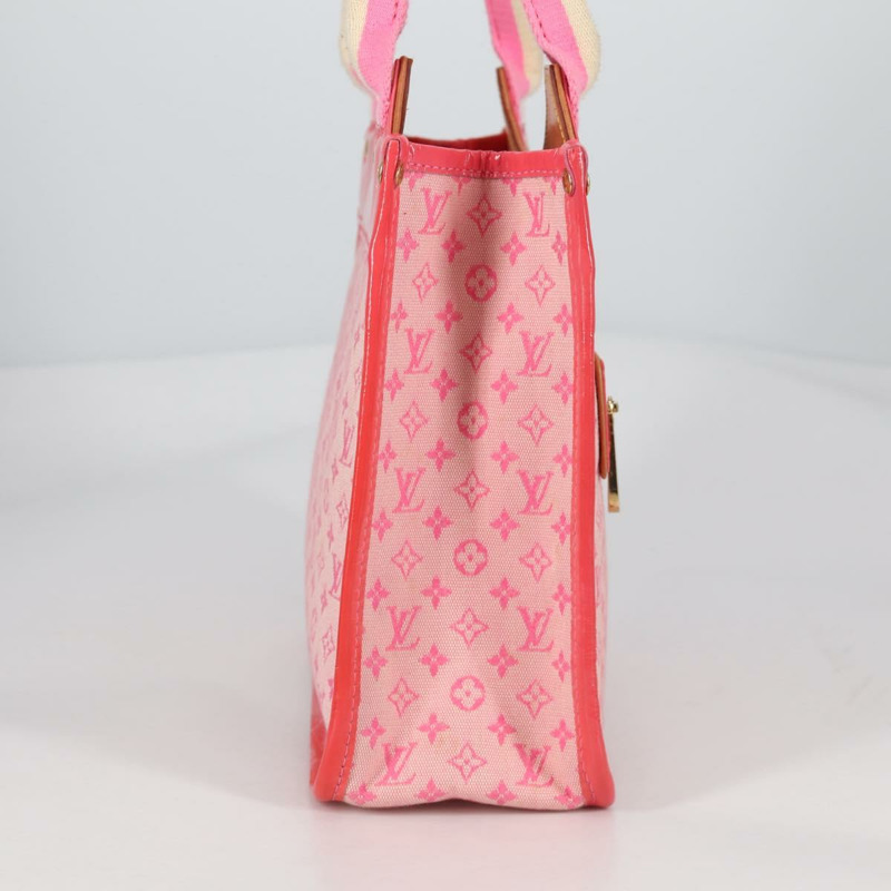 【日本直送】路易威登 Monogram 迷你 Sac Catrain 手提包草莓色 M92930 正品 142136V-4