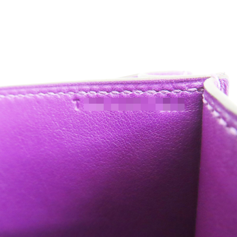 海葵紫 Swift牛皮 Constance 24 肩背包 T刻【HERMES 愛馬仕】 T刻/Anemone-8