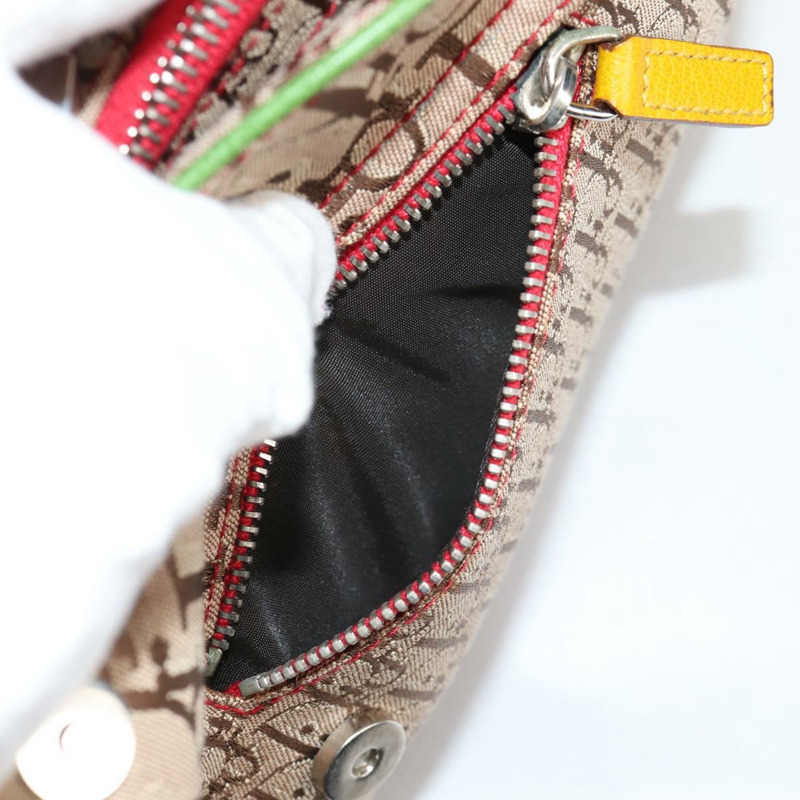 【日本直送】Christian Dior Trotter 帆布肩背包 Rasta 顏色米色 正品 138076V-19