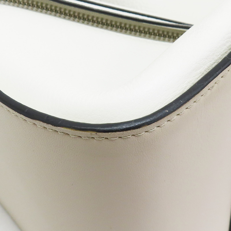 白/棕色 牛皮 Hammock 肩背包【LOEWE 羅威】-11