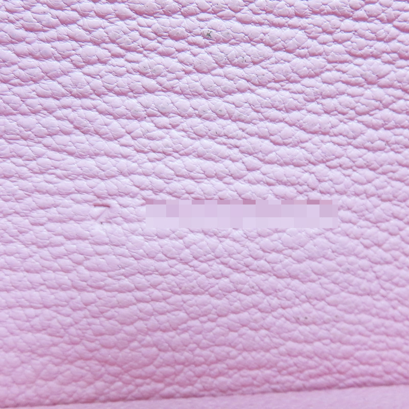 粉色 山羊皮 Bearn Soufflet 雙折長夾 Z刻 銀扣【HERMES 愛馬仕】 Z刻/Rose Sakura-8