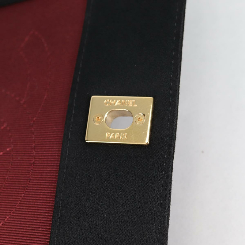【日本直送】香奈兒 Matelasse 鏈條單肩包 帆布 波爾多金色 CC 正品 136061M-7