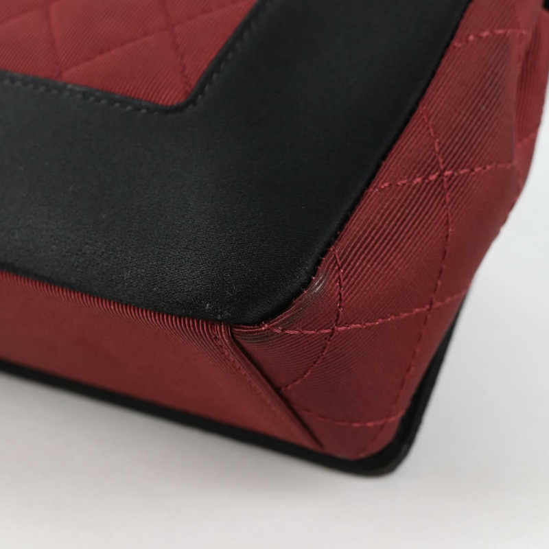 【日本直送】香奈兒 Matelasse 鏈條單肩包 帆布 波爾多金色 CC 正品 136061M-17