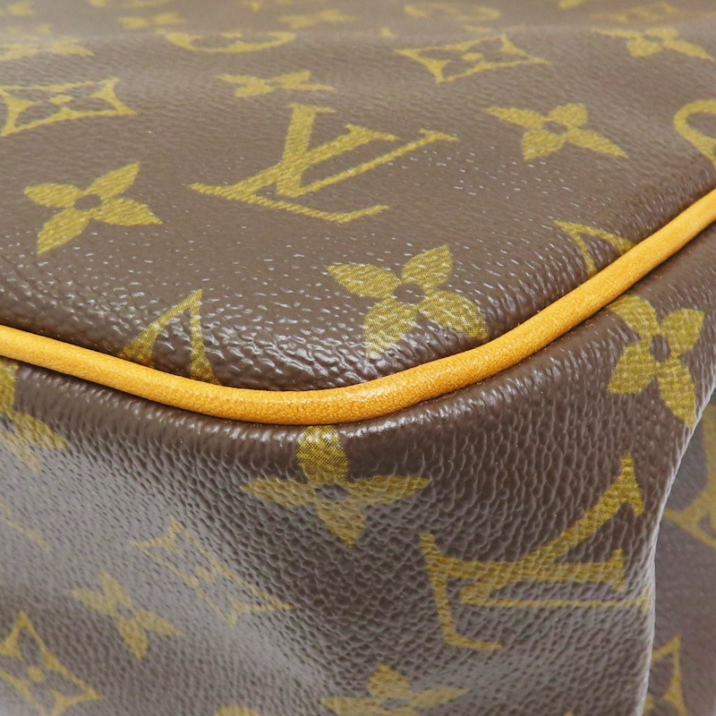 棕色 原花帆布 Batignolles Vertical 肩背包【LOUIS VUITTON LV 路易威登】 M51153-8
