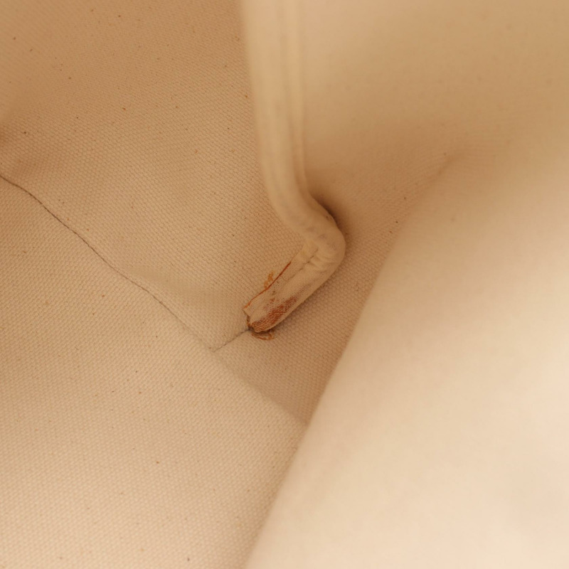 CELINE Horizontal Cabas 手提包 192162BNZ.02NT 帆布皮革白棕色二手-4