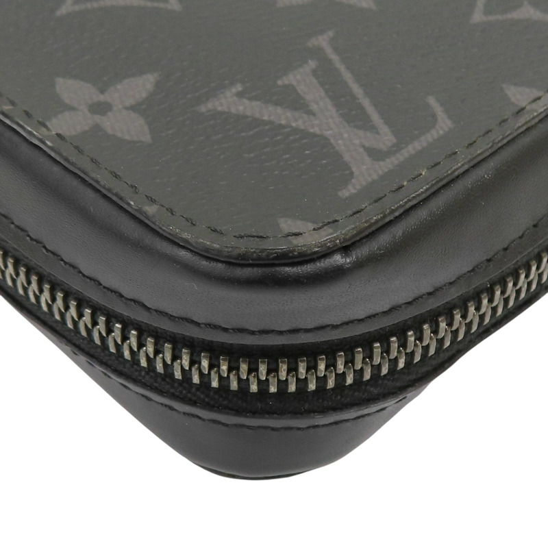 黑色 原花帆布 手拿包 長夾 M61698【LOUIS VUITTON LV 路易威登】 M61698-11