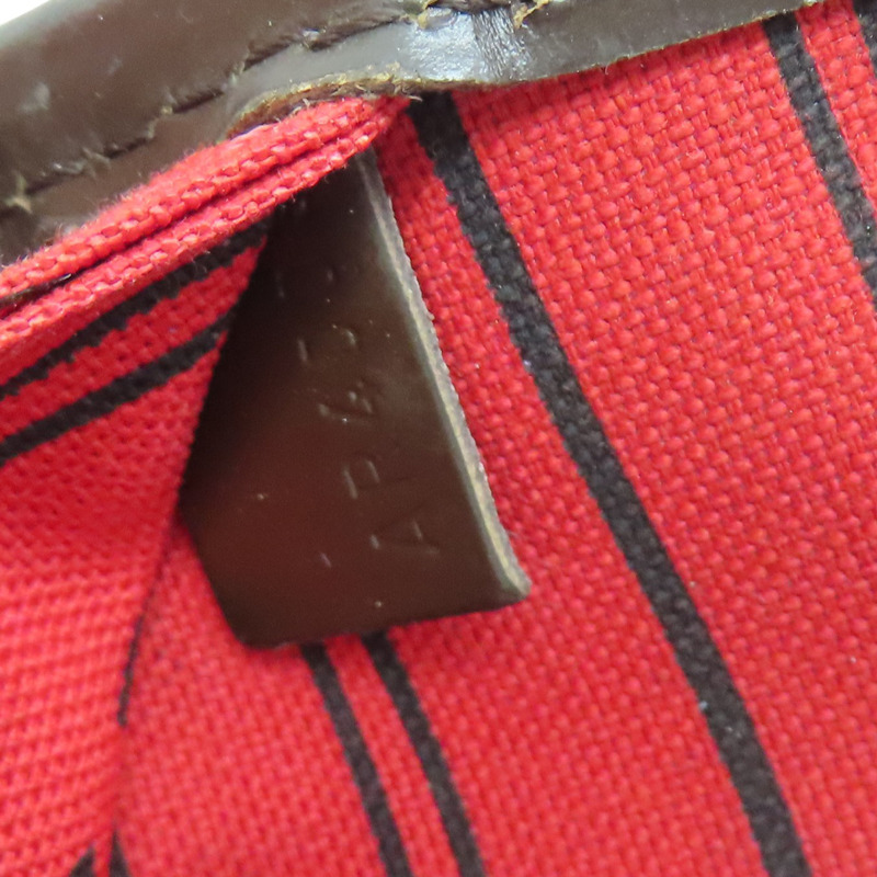 棕色 棋盤格帆布 Neverfull MM 托特包【LOUIS VUITTON LV 路易威登】 N51105-7