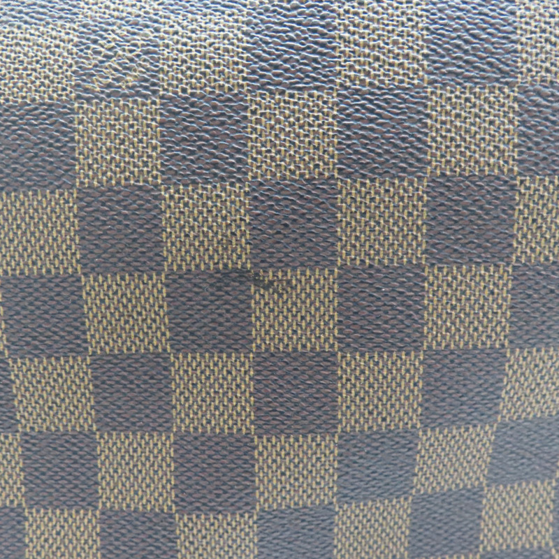 棕色 棋盤格帆布 Neverfull MM 托特包【LOUIS VUITTON LV 路易威登】 N51105-13