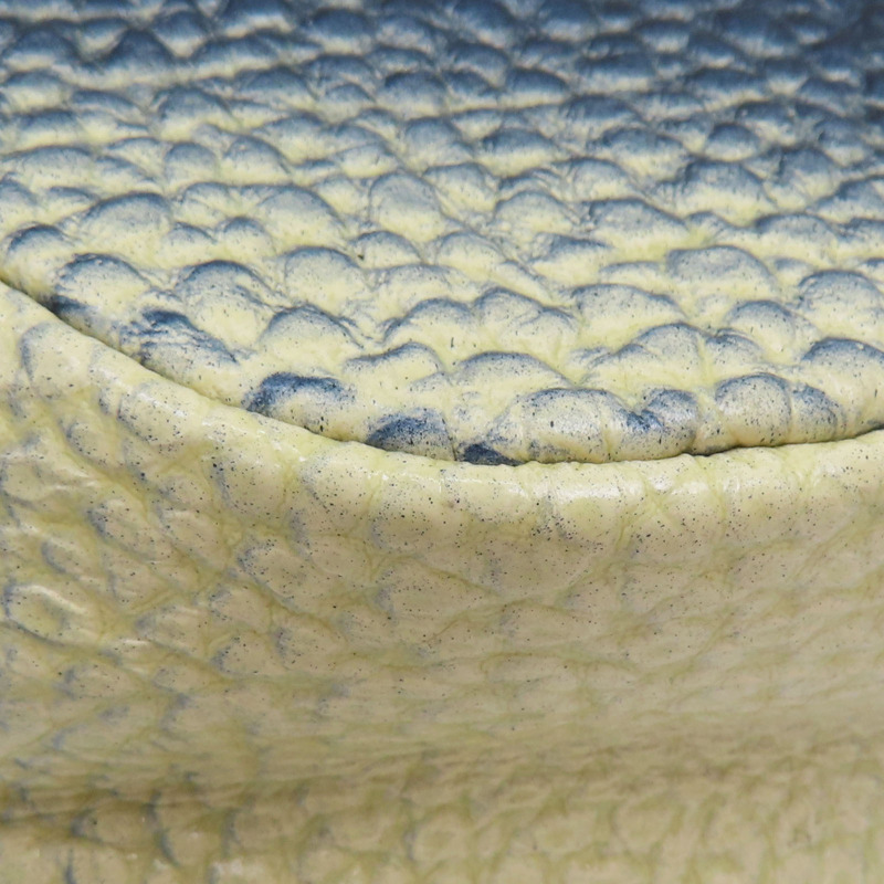 藍色 條紋牛仔布 牛皮 兩用包 金扣【LOUIS VUITTON 路易威登】 M95422-11