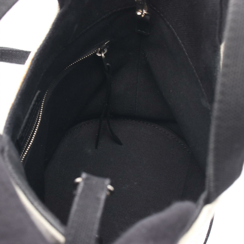 BALENCIAGA Wave XS 斜背包單肩包 619979 帆布 白色黑色 二手-2