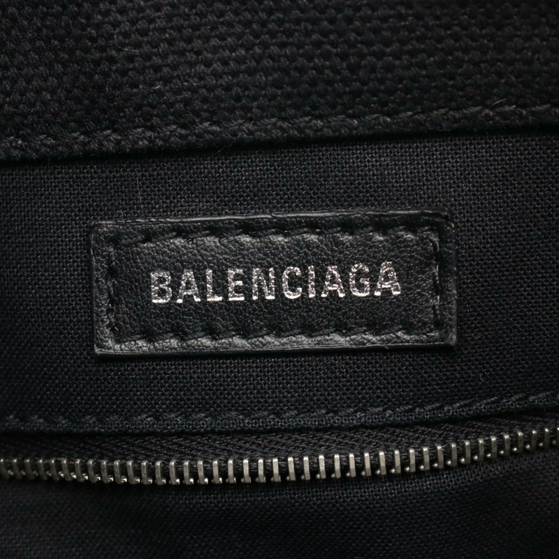 BALENCIAGA Wave XS 斜背包單肩包 619979 帆布 白色黑色 二手-3