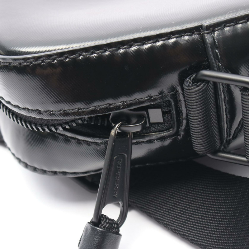 BURBERRY THORNTON Nova 格紋斜背包 8030016 帆布 黑色多色-5