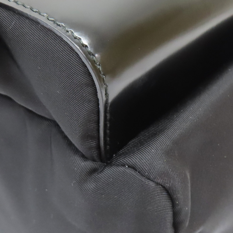 黑色尼龍 牛皮 Re-Nylon 兩用包 銀扣 2VZ107【PRADA 普拉達】 2VZ107-12