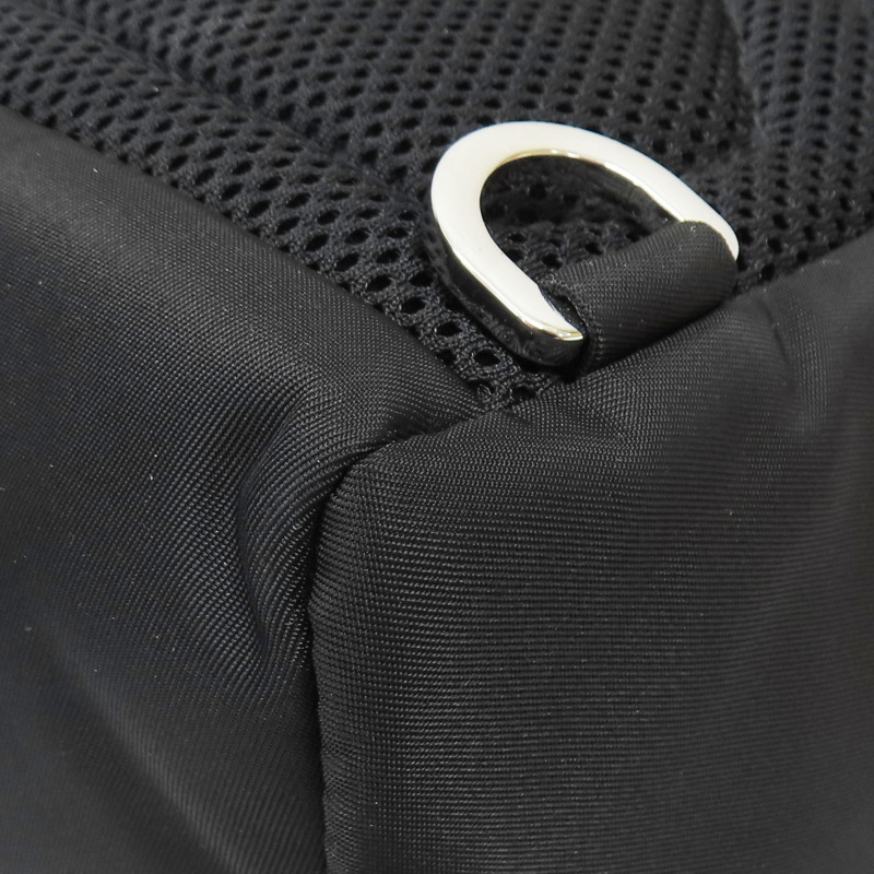 黑色尼龍 牛皮 Re-Nylon 兩用包 銀扣 2VZ107【PRADA 普拉達】 2VZ107-15
