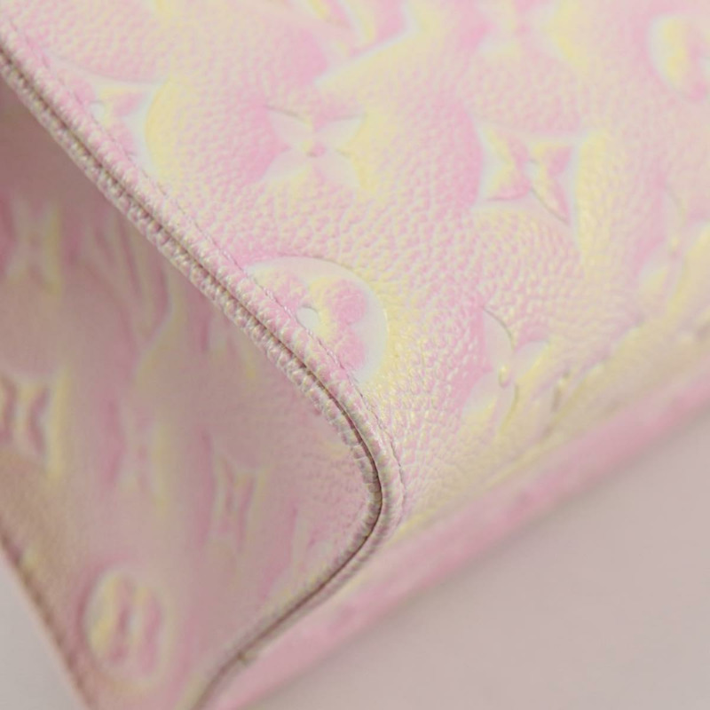 【日本直送】路易威登 Monogram Empreinte On The Go PM 包 2way 粉紅色 M46168 正品 138081M-9