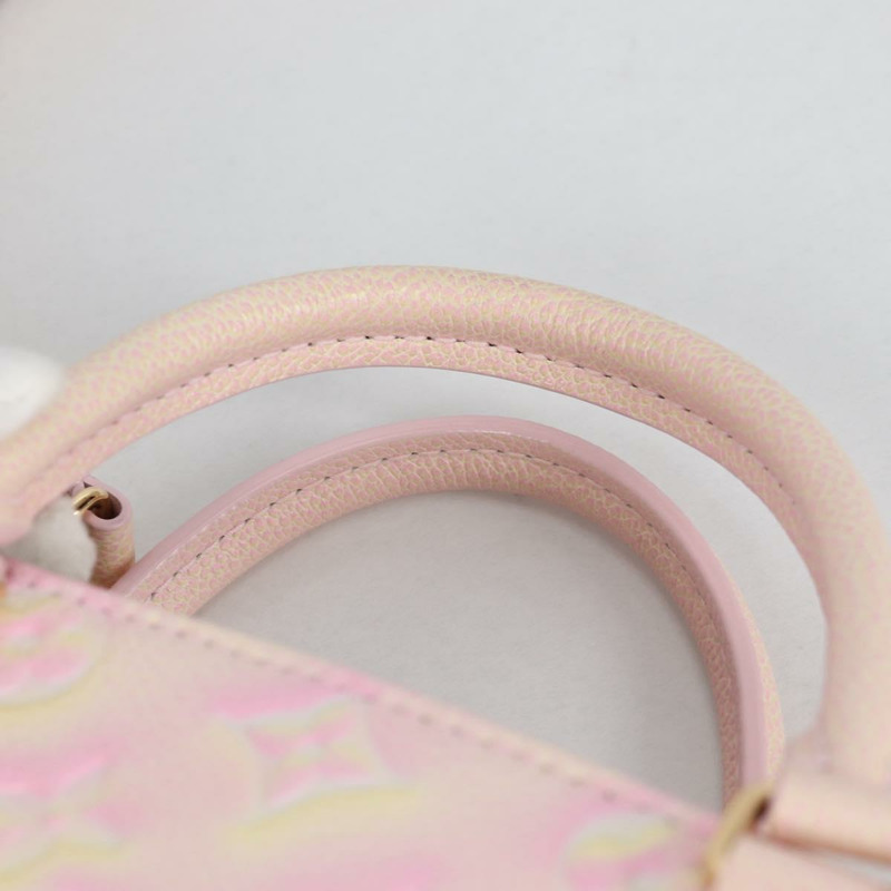 【日本直送】路易威登 Monogram Empreinte On The Go PM 包 2way 粉紅色 M46168 正品 138081M-13