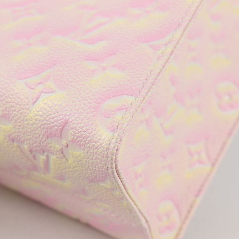 【日本直送】路易威登 Monogram Empreinte On The Go PM 包 2way 粉紅色 M46168 正品 138081M-15
