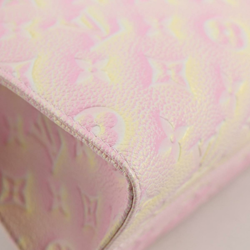 【日本直送】路易威登 Monogram Empreinte On The Go PM 包 2way 粉紅色 M46168 正品 138081M-16