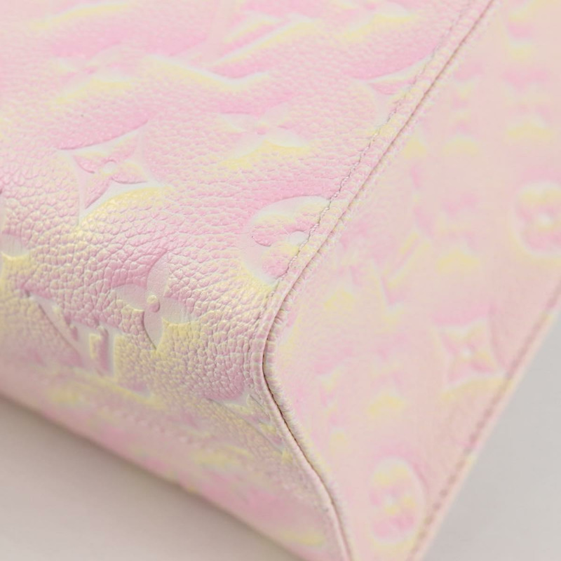 【日本直送】路易威登 Monogram Empreinte On The Go PM 包 2way 粉紅色 M46168 正品 138081M-17