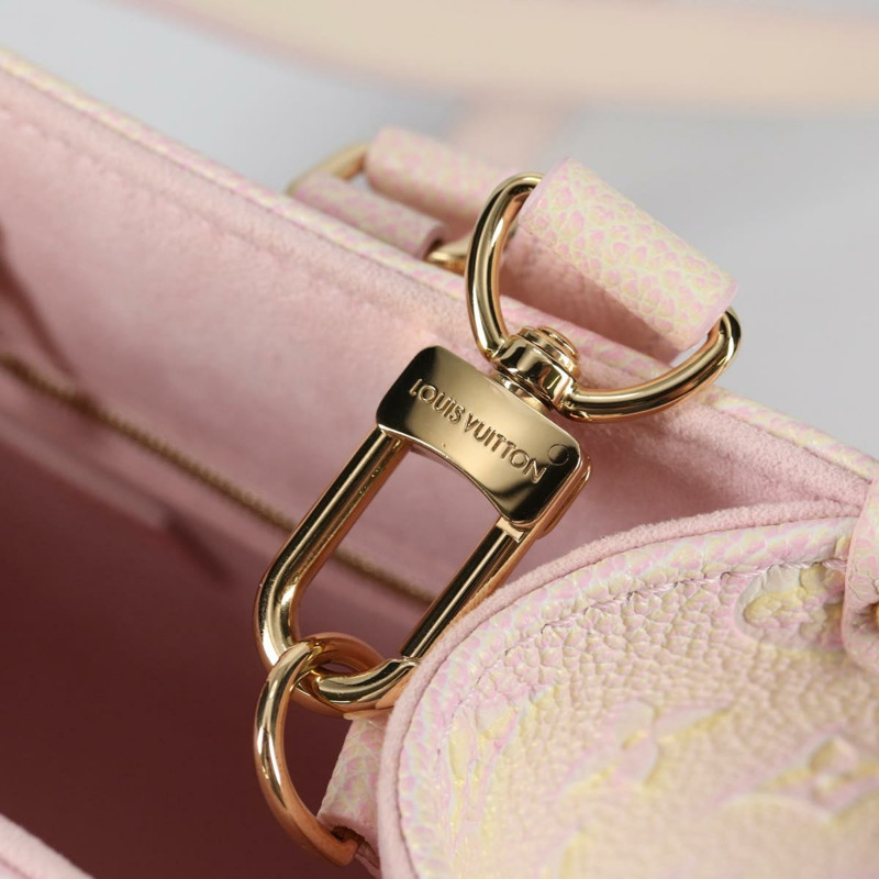 【日本直送】路易威登 Monogram Empreinte On The Go PM 包 2way 粉紅色 M46168 正品 138081M-18
