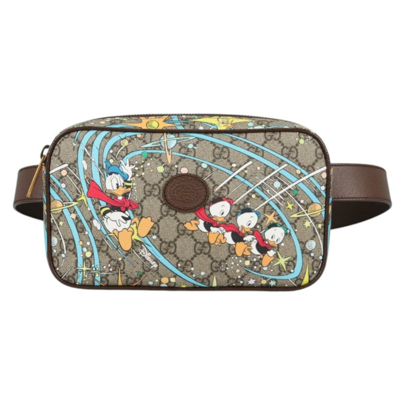 【日本直送】GUCCI GG Supreme 迪士尼合作腰包 PVC 米色 602695 正品 141153M-12