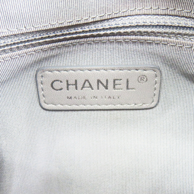 藍色 尼龍帆布 手提包【CHANEL 香奈兒】-6