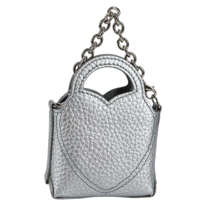 【日本直送】TIFFANY&Co. Return To 微型托特包吊飾皮革銀色正品 141171M-1