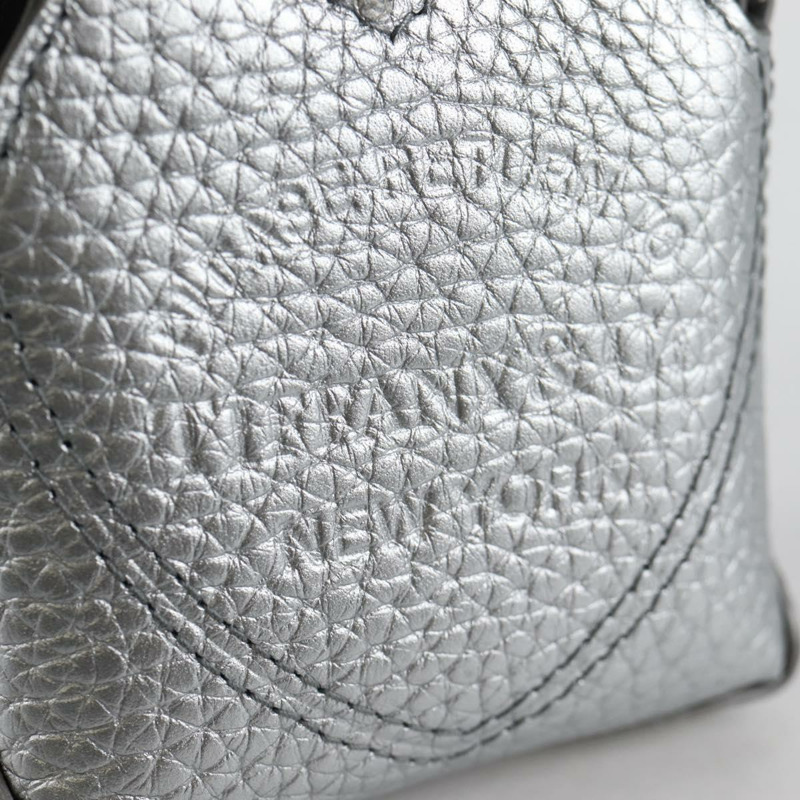 【日本直送】TIFFANY&Co. Return To 微型托特包吊飾皮革銀色正品 141171M-16