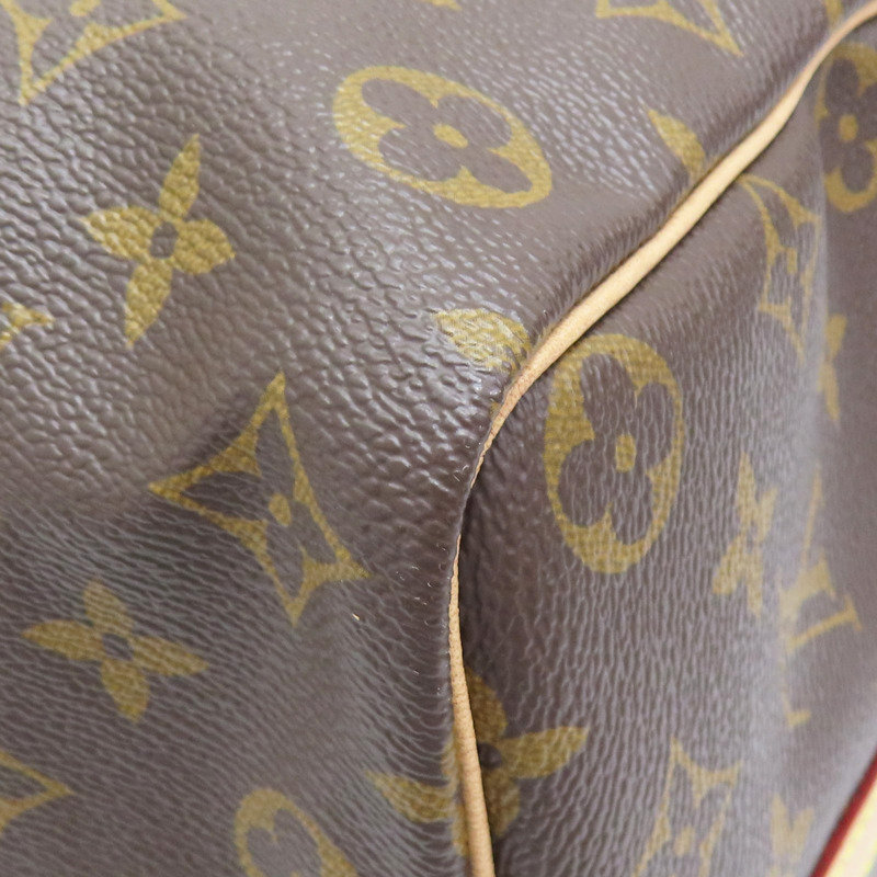 棕色 原花帆布 Speedy Bandouliere 35 两用包【LOUIS VUITTON LV 路易威登】 M46981-10