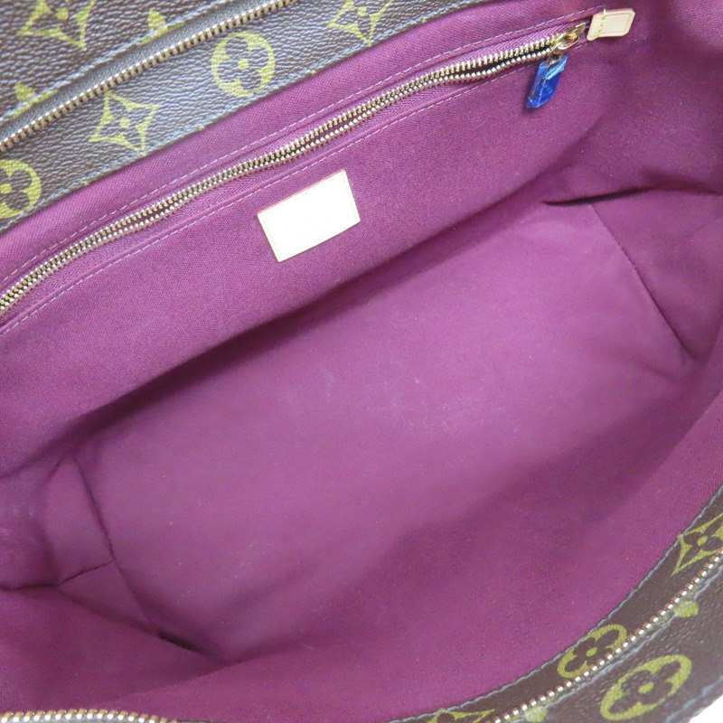 棕色 原花帆布 Paspail PM 肩背包【LOUIS VUITTON LV 路易威登】 M40608-4