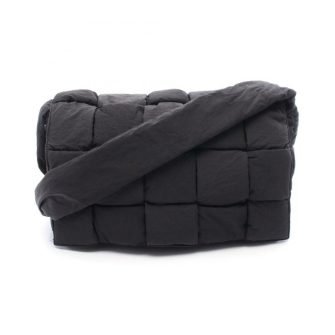 BOTTEGA VENETA PADDED TECH CASSETTE 單肩包 尼龍 黑色 二手 男款