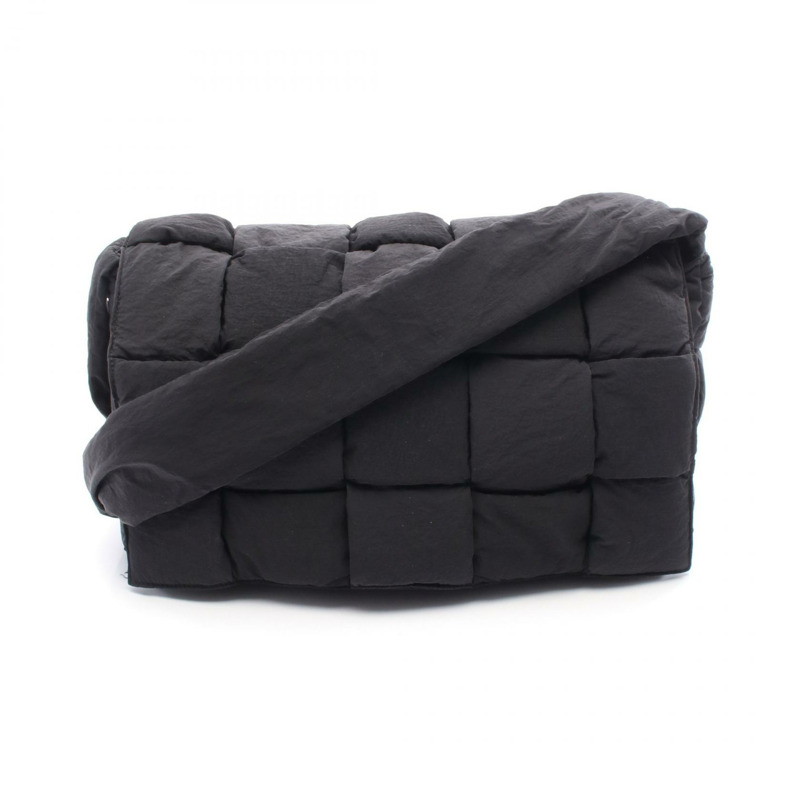 BOTTEGA VENETA PADDED TECH CASSETTE 單肩包 尼龍 黑色 二手 男款-0