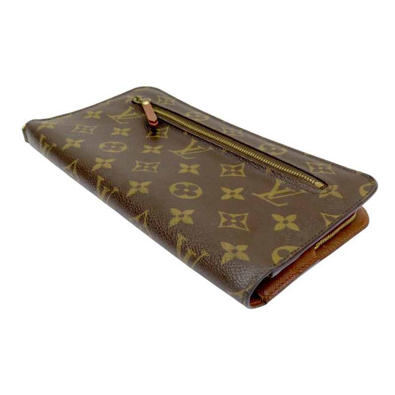棕色 原花帆布 Insolite 二折長夾 M66566【LOUIS VUITTON 路易威登】 M66566-4