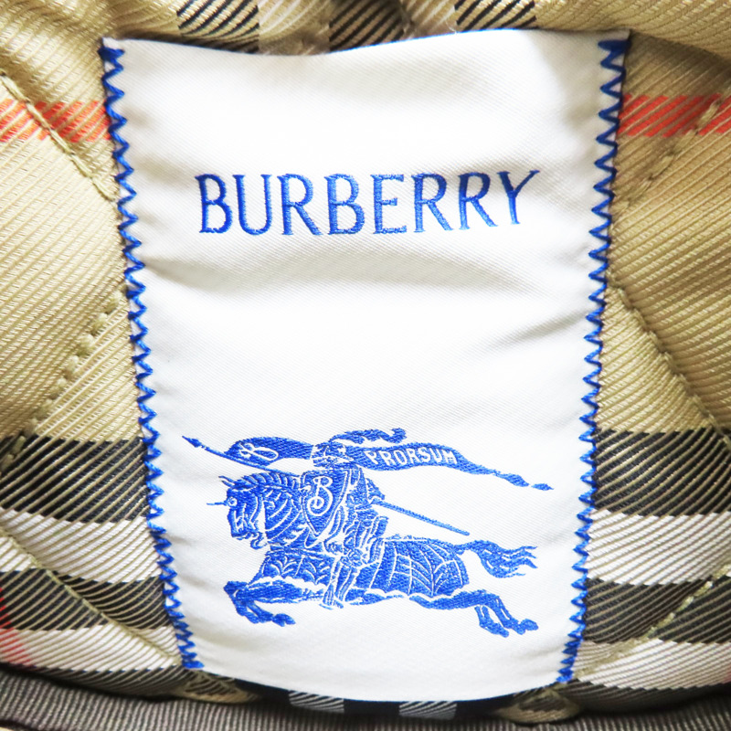棕色 棉質 經典格紋 肩背包【BURBERRY 巴寶莉】 8111308-5