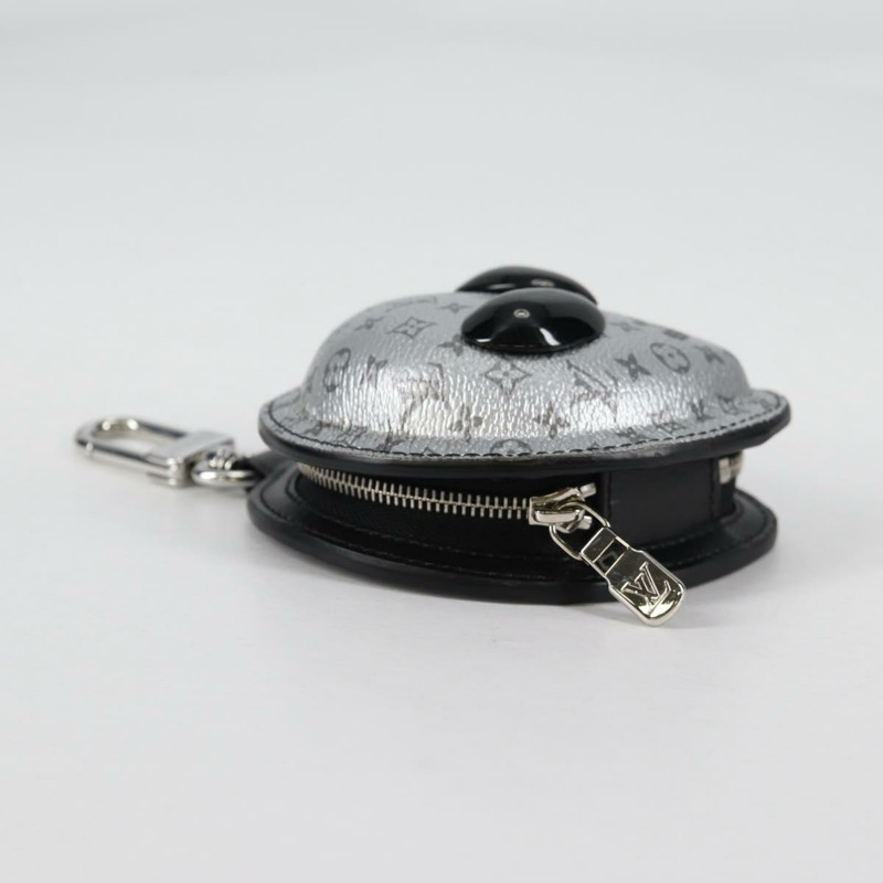 【日本直送】路易威登 Monogram Eclipse Alien 包吊飾 銀色 M02429 正品 yk19436M-2