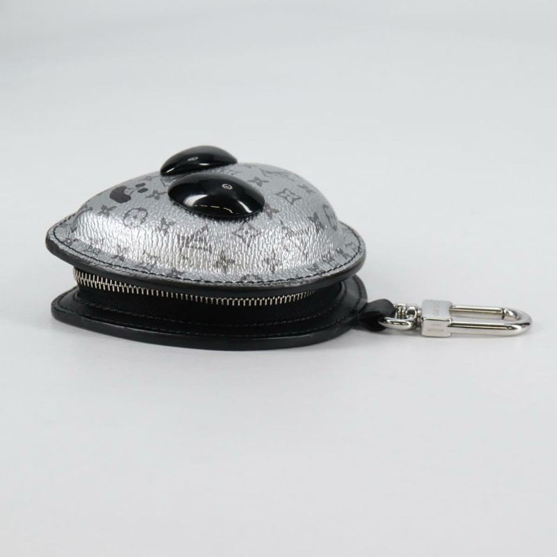 【日本直送】路易威登 Monogram Eclipse Alien 包吊飾 銀色 M02429 正品 yk19436M-3