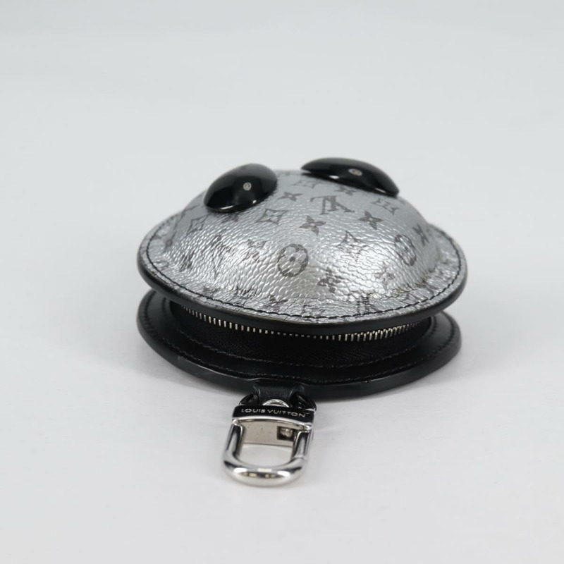【日本直送】路易威登 Monogram Eclipse Alien 包吊飾 銀色 M02429 正品 yk19436M-4