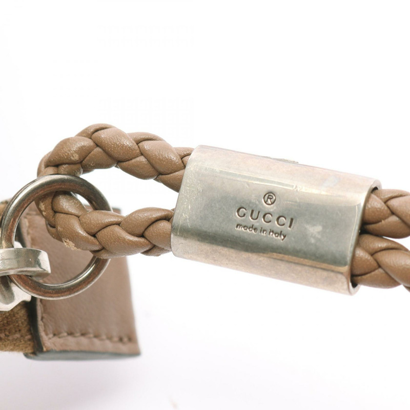 GUCCI 互扣式 G 肩背包 268244 皮革 棕色 二手 女士-8