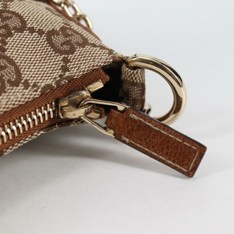 【日本直送】GUCCI GG 帆布鏈條配件袋 米色金色 120940 正品 yk19441V-8