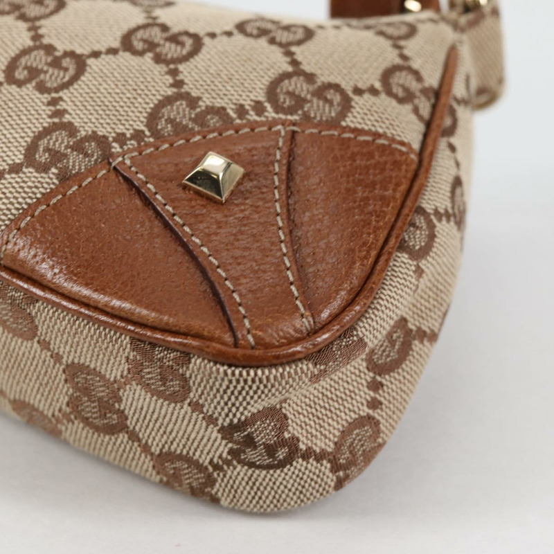 【日本直送】GUCCI GG 帆布鏈條配件袋 米色金色 120940 正品 yk19441V-14