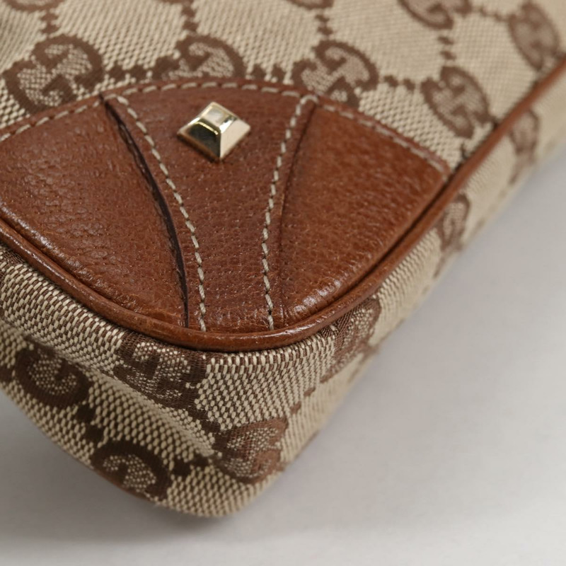 【日本直送】GUCCI GG 帆布鏈條配件袋 米色金色 120940 正品 yk19441V-15