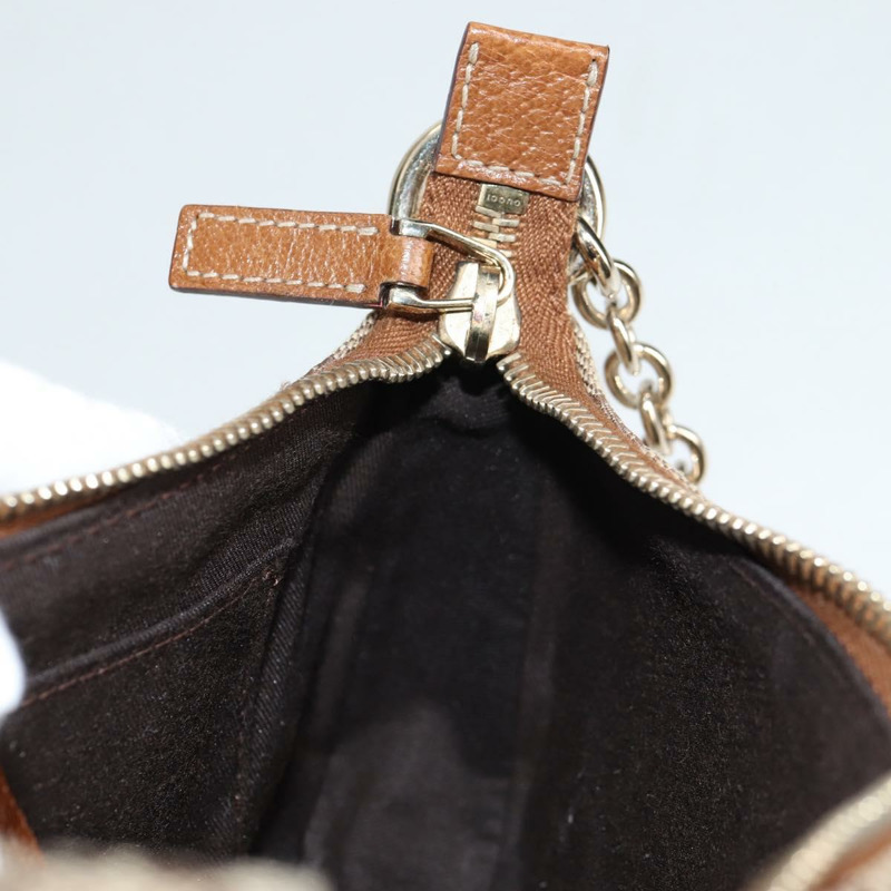【日本直送】GUCCI GG 帆布鏈條配件袋 米色金色 120940 正品 yk19441V-18