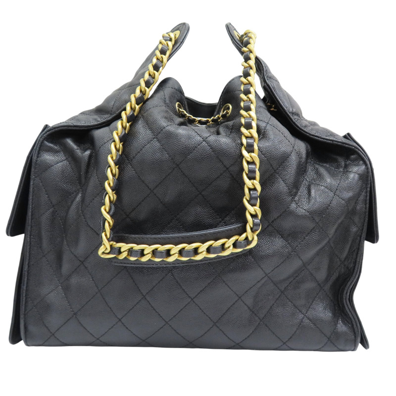 黑色 牛皮 25 中型 肩背包【CHANEL 香奈兒】 AS5311-1
