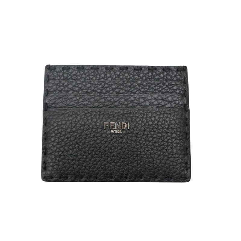 黑色 牛皮 Selleria 卡夾 【FENDI 芬迪】 7M0164-0